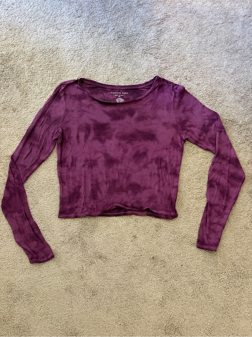 American Eagle Long Sleeve Crop Top